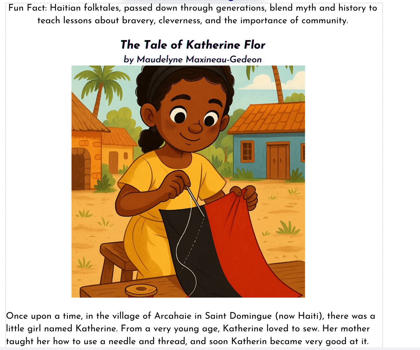 Folktales & Legends:The Tale of Katherin Flor