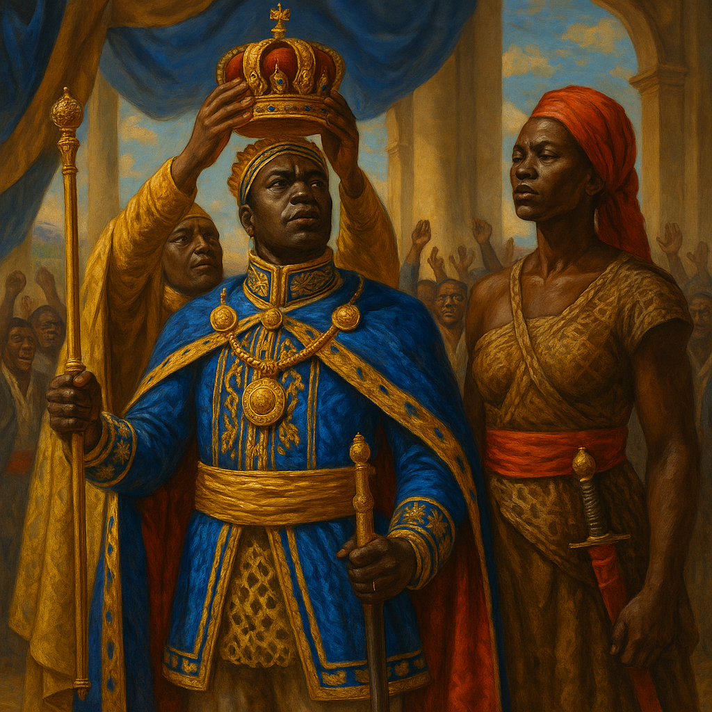 Image showing Emperor Jean Jacques Dessalines and his Mother figure Toya