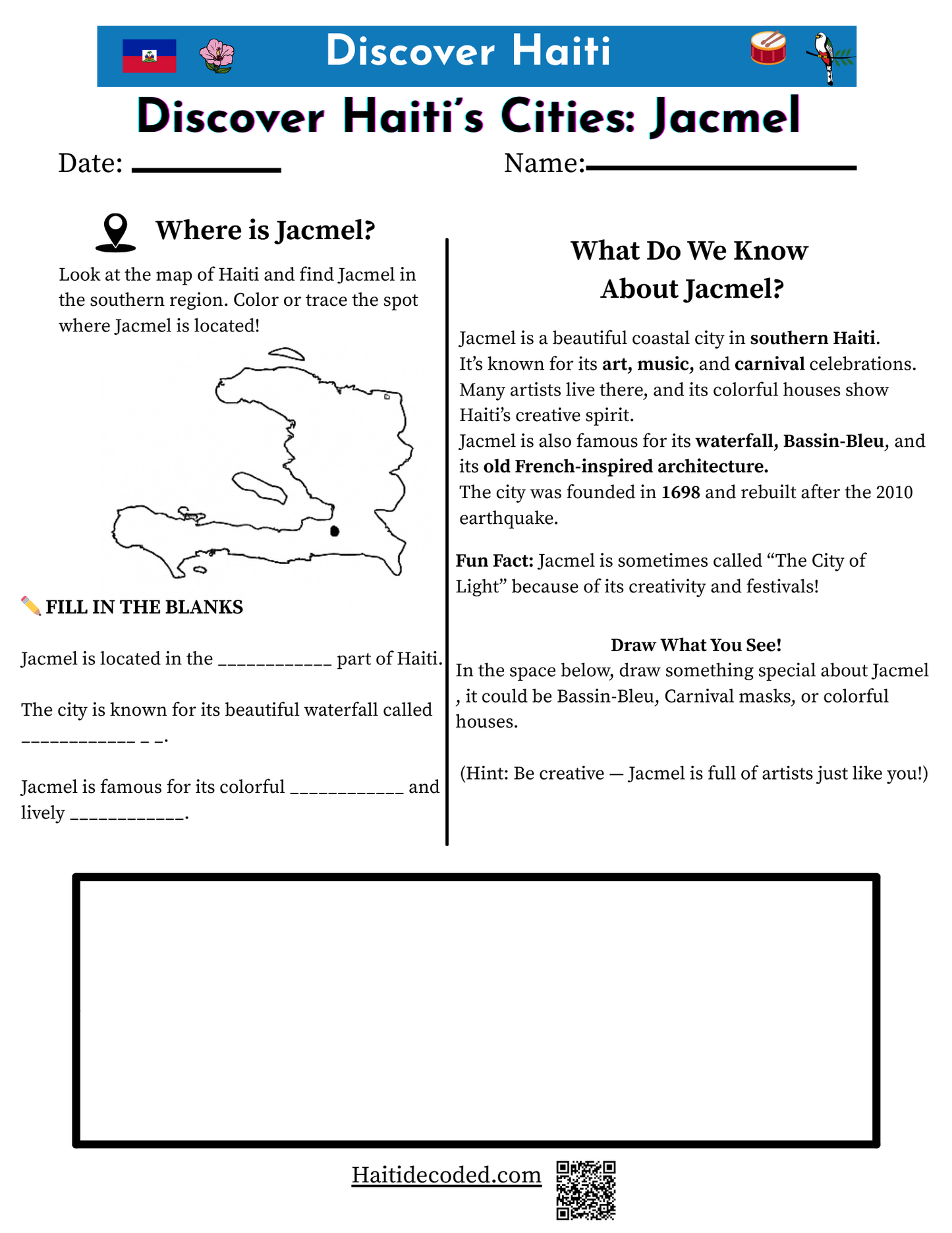 Discover Jacmel — The City of Art, Culture, and Carnival!